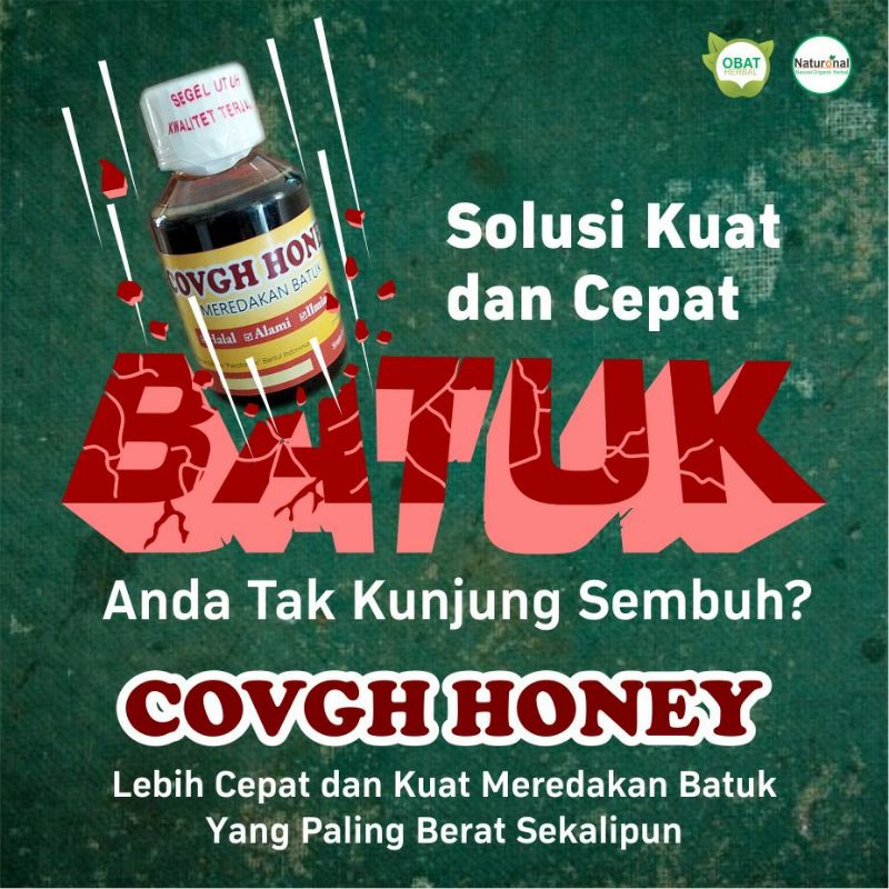 

Madu Batuk Ramuan Dr Kintoko Pakar Herbal / Covgh Honey / ObatHerbal Batuk Asma / Herbal Batuk Asma /Herbal TBC/Herbal Paru Paru