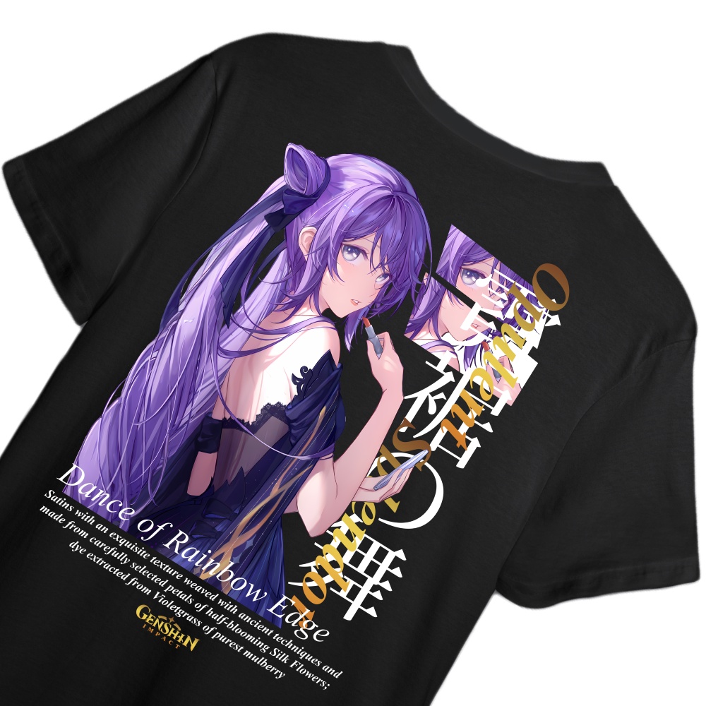 KAOS KEQING GENSHIN IMPACT OPULENT SPLENDOR - T-SHIRT GENSHIN KEQING SPECIAL OPULENT SPLENDOR