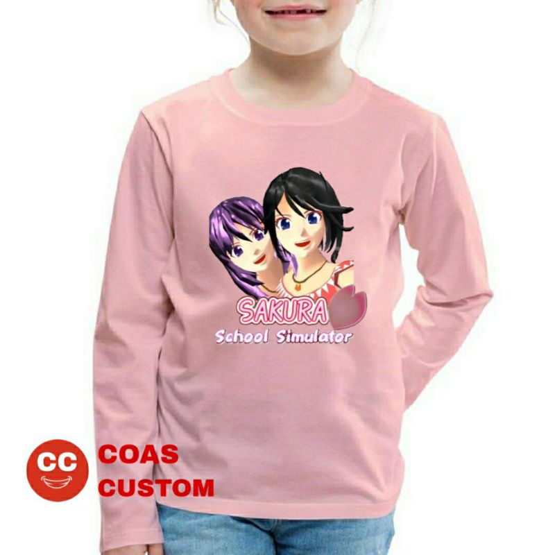 BAJU KAOS SAKURA SCHOOL SIMULATOR LENGAN PANJANG