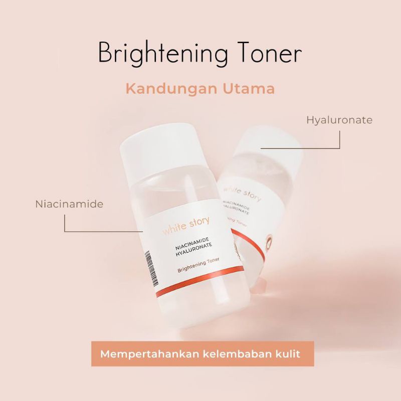 White Story Brightening Toner 60ml Niacinamide Hyaluronate