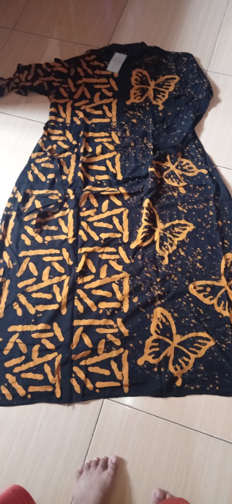 Gamis Twill Tiedye_gamis Batik_gamis Abstrak_gamis Murah