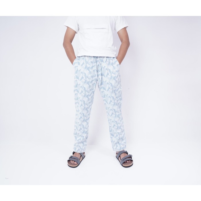 Celana Panjang Pria Muslim Le Couture Abstarak Biru - S