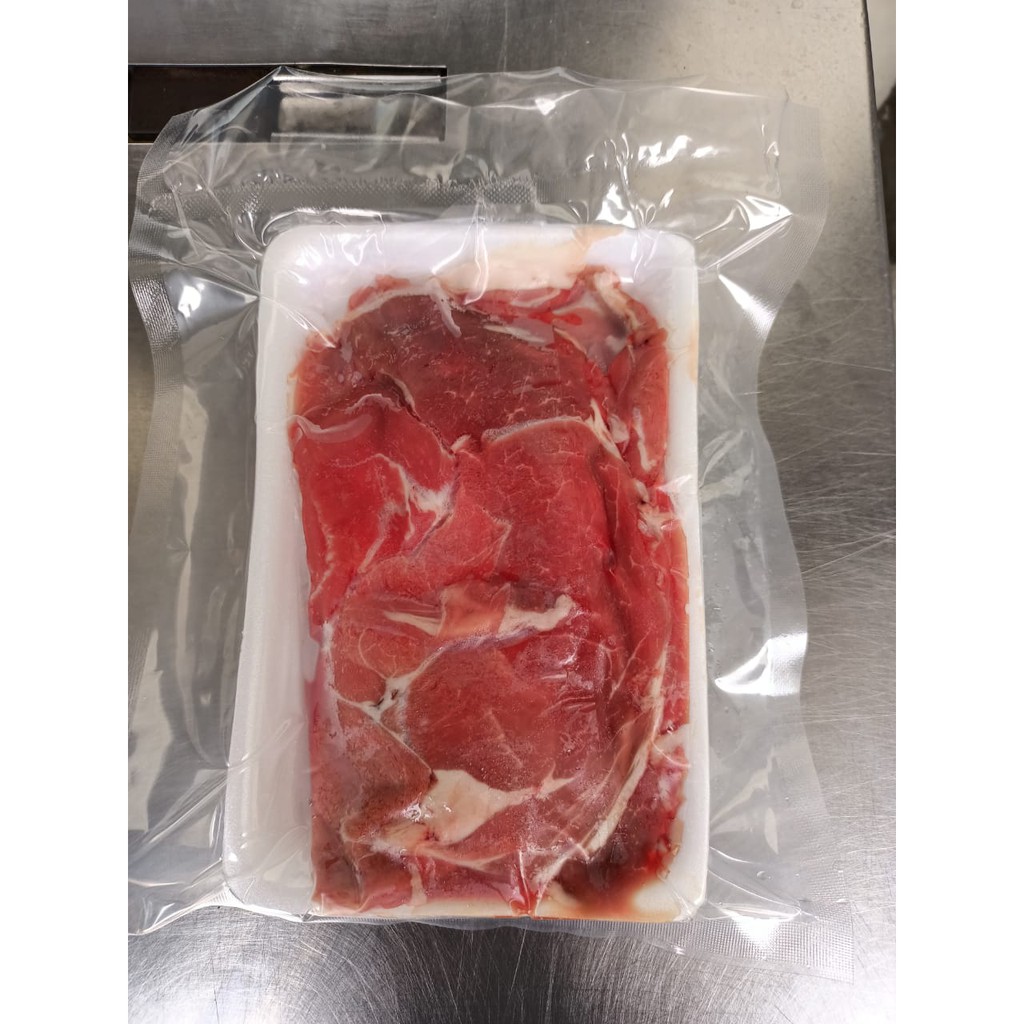 Daging Kambing Muda AUS Lamb Slice- Daging Paha Kambing Muda Slice 5mm