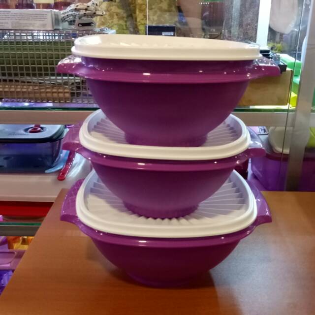 [LIMITED] Bowl Servalier Ungu Ecer 1pcs 600ml