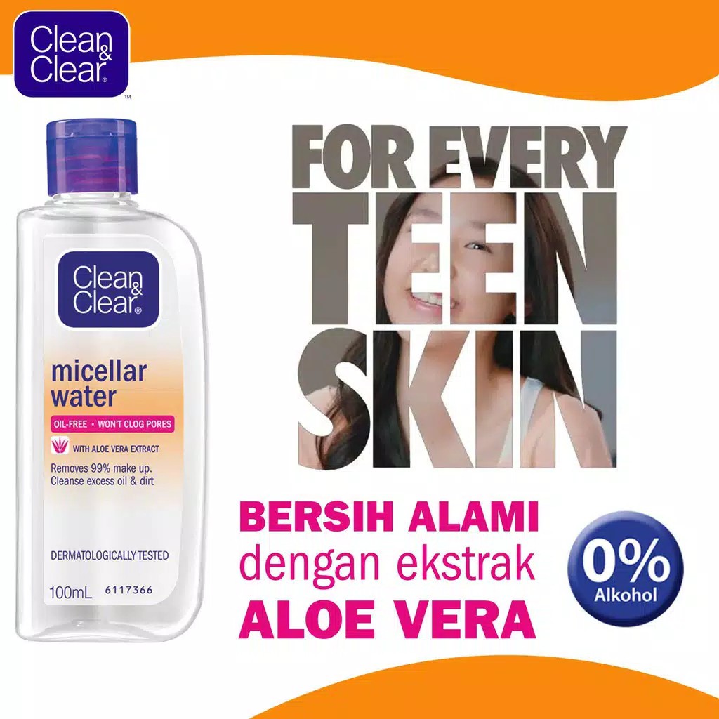 Clean &amp; Clear Micellar Water 100 ml [ORIGINAL]