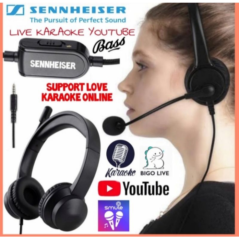 mic earphone smule karaoke Sennheiser