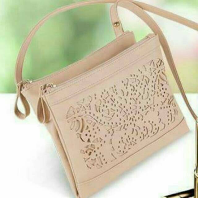 Crystal Sling Bag Oriflame Tas Selempang samping Dompet Wanita Tas Korea Etnik Modern