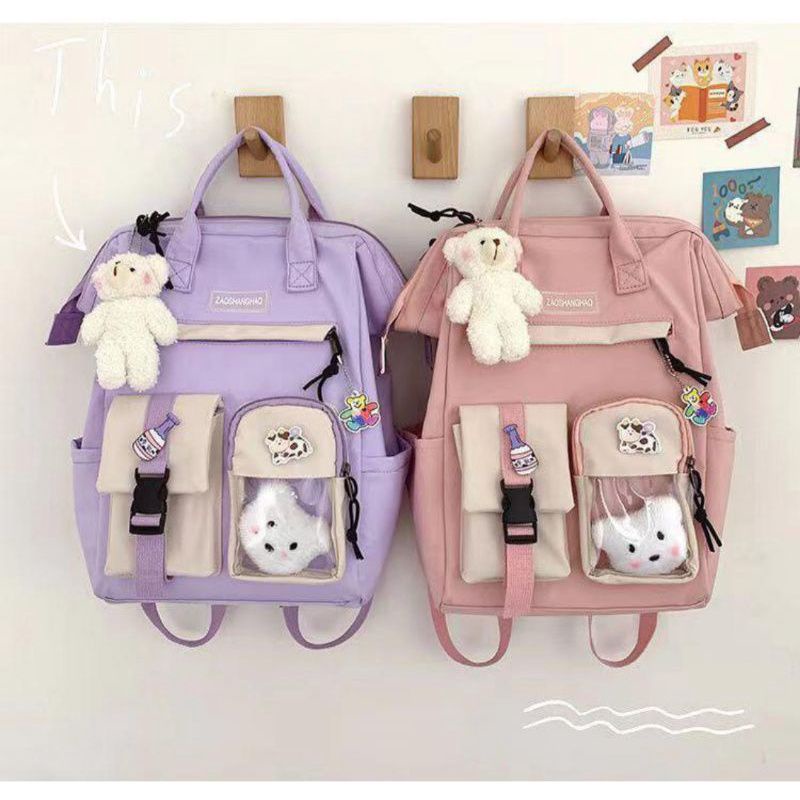 ETALASE KOREA 12/TAS KOREA IMPORT ORIGINAL ASLI/TAS KOREA SD FREE PIN GANTUNGAN BONEKA LUCU/TAS SEKOLAH SD SMP SMA KULIAH REMAJA/TAS ANAK CEWEK/RANSEL KOREA/TAS KOREA STYLE/TAS IMPORT MODEL BARU/TAS/TAS MODEL KOREA/TAS ANAK SEKOLAH SD BESAR MODEL TERBARU