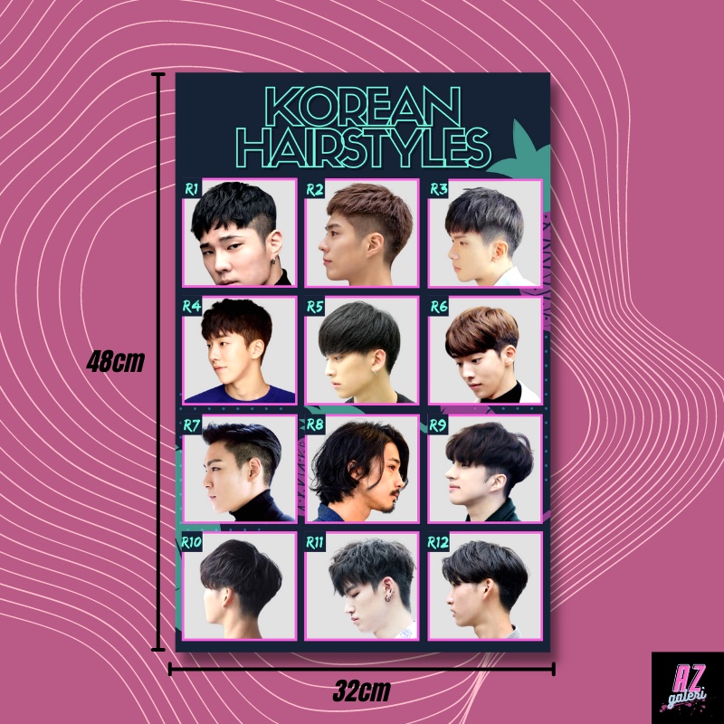 TERLARIS Poster Pangkas Rambut Poster Pangkas Rambut Pria Poster Barbershop Poster Pangkas Rambut Te