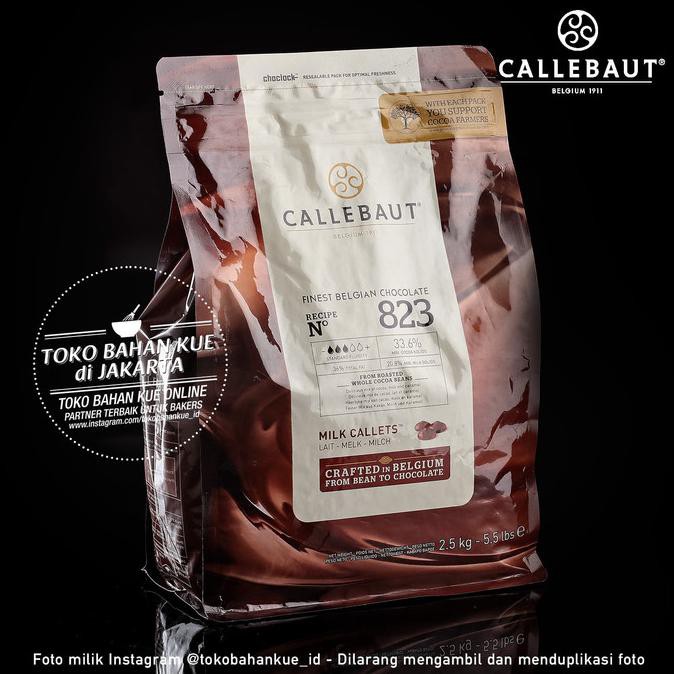 

Callebaut 823 MILK Chocolate Couverture 250gr Coklat 33,6% Cocoa Coin/ COKLAT REPACK / COKELAT KOIN