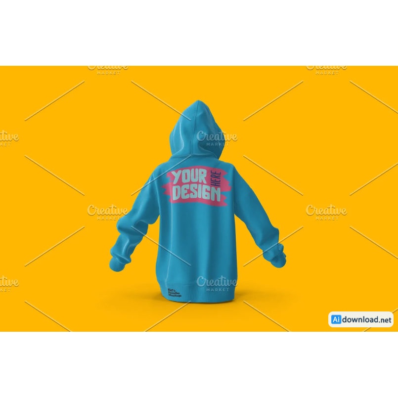 Teen’s or Kid’s Hoodies Mockup