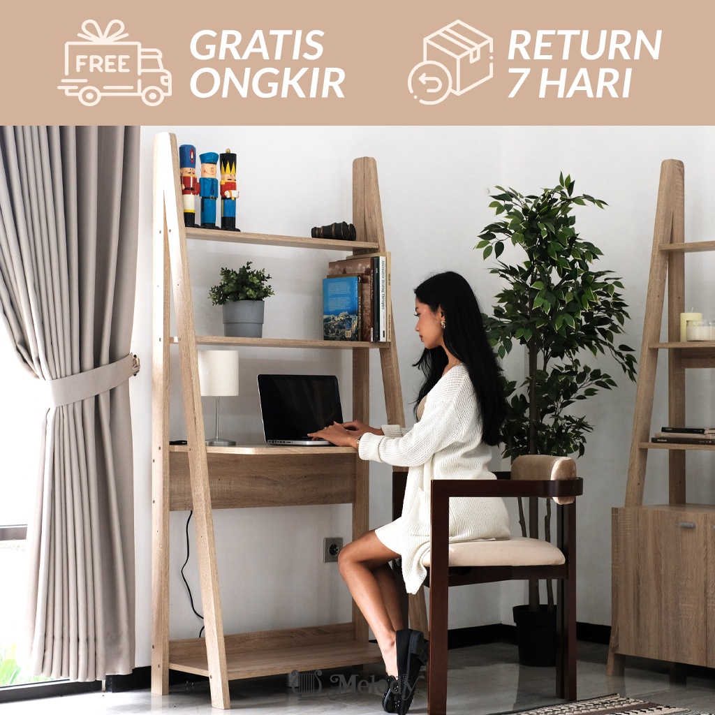 Jual Furniture Meja Kerja Meja Komputer Meja Belajar Unik Tangga Desk