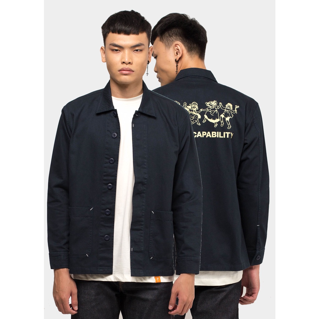 Jaket Monstore Positive Capability Chore Jacket Blue