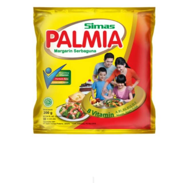 

Simas Palmia margarin serbaguna 200g