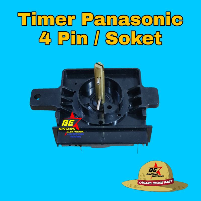 WASH TIMER PANASONIC 4 SOKET TIMER WASH MESIN CUCI PANASONIC 4 SKUN TIMER PENCUCI PANASONIC melengkung