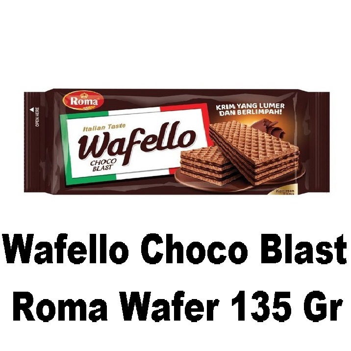 

Wafello Cokelat / Choco Blast / WAFER CHOCOLATE 97gr