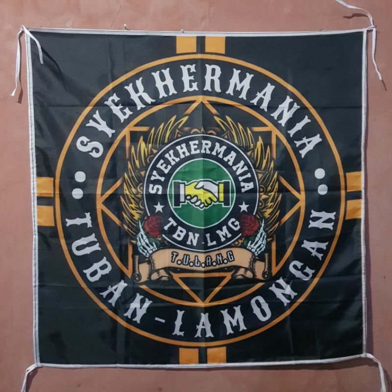 bendera custom bebas desain | syekhermania bonek sekolah dll bebas