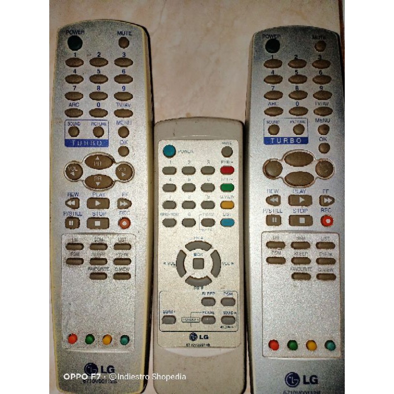 Remote TV CRT LG Ori