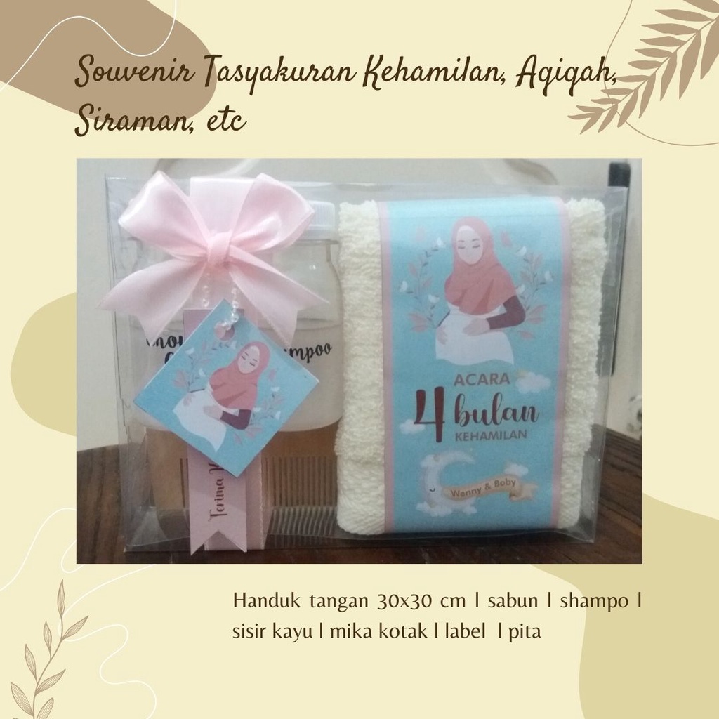 SOUVENIR SIRAMAN, 7 BULANAN, 4 BULANAN, KELAHIRAN BAYI, AQIQAH