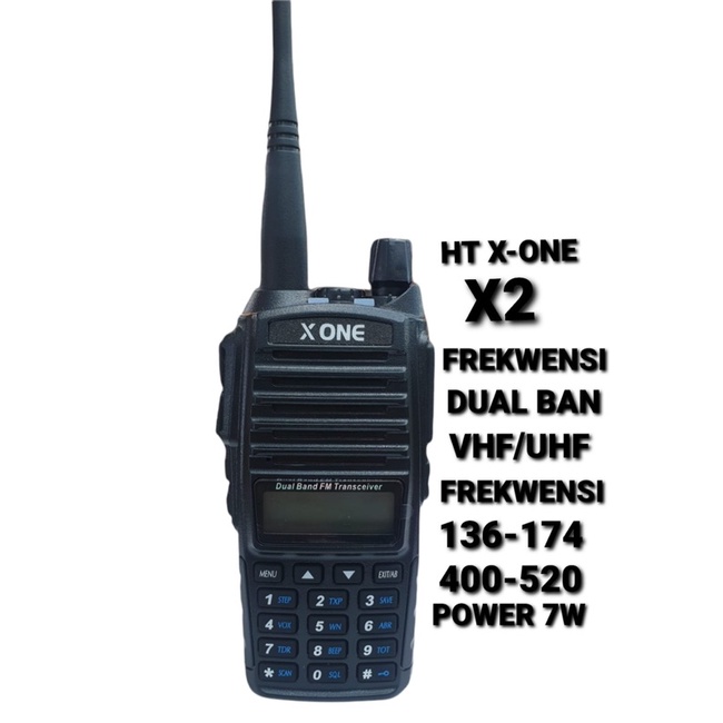 Ht xone uv x2 dual band vhf/uhf power 7w