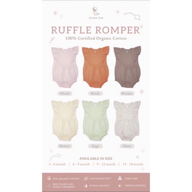 Cotton Cub Ruffle Romper