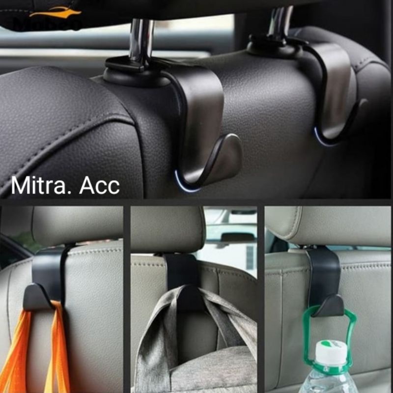 Gantungan Penyimpanan Barang Holder Mobil Car Headrest Kait Kursi Mobil