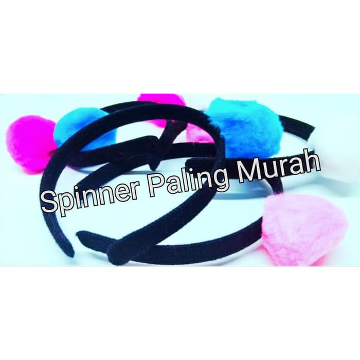 Bando PomPom Besar Bando Pom Pom Bando Bulu Bando Wanita