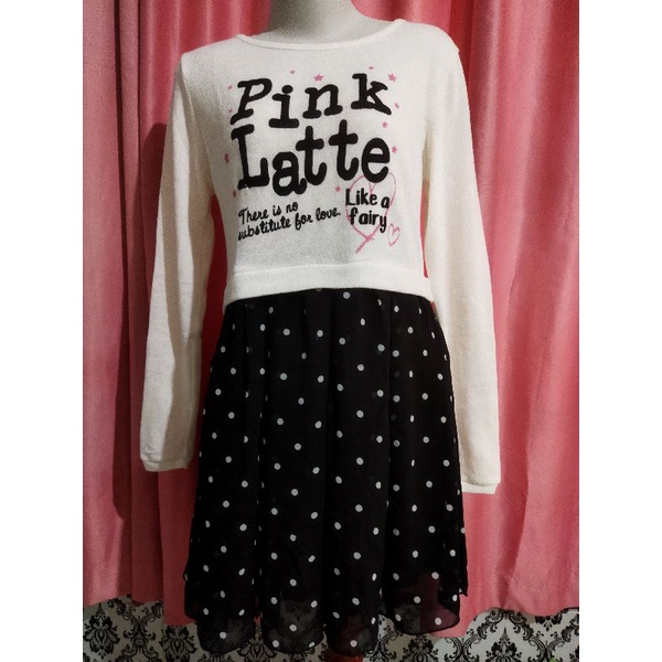 MINI DRESS WANITA KOREAN STYLE PINK LATTE