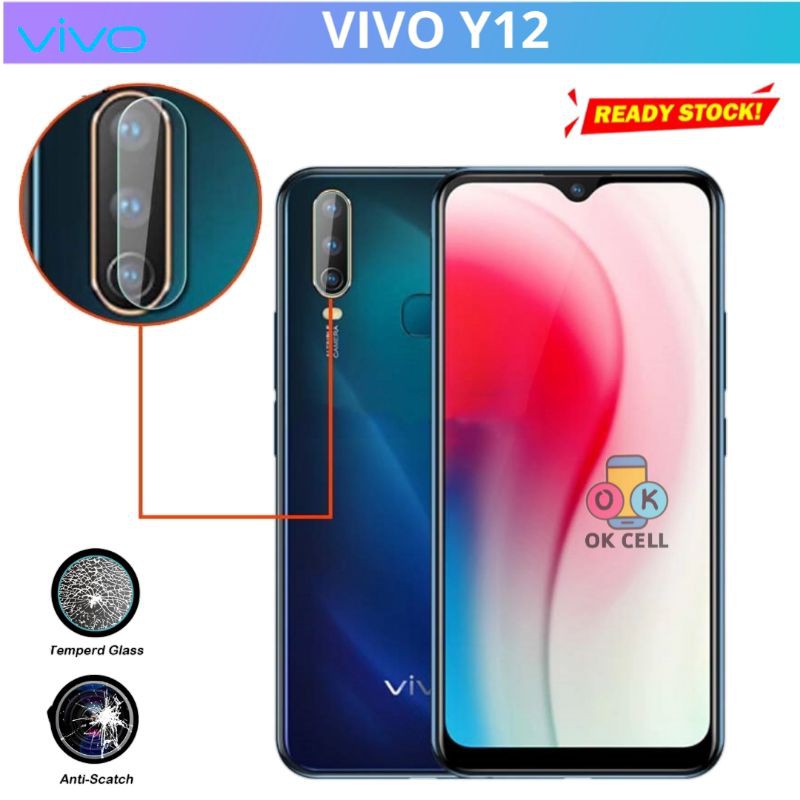 Tempered Glass Camera Vivo Y12 - TG Anti Gores Kaca Kamera Belakang Vivo Y12 Screen Protector