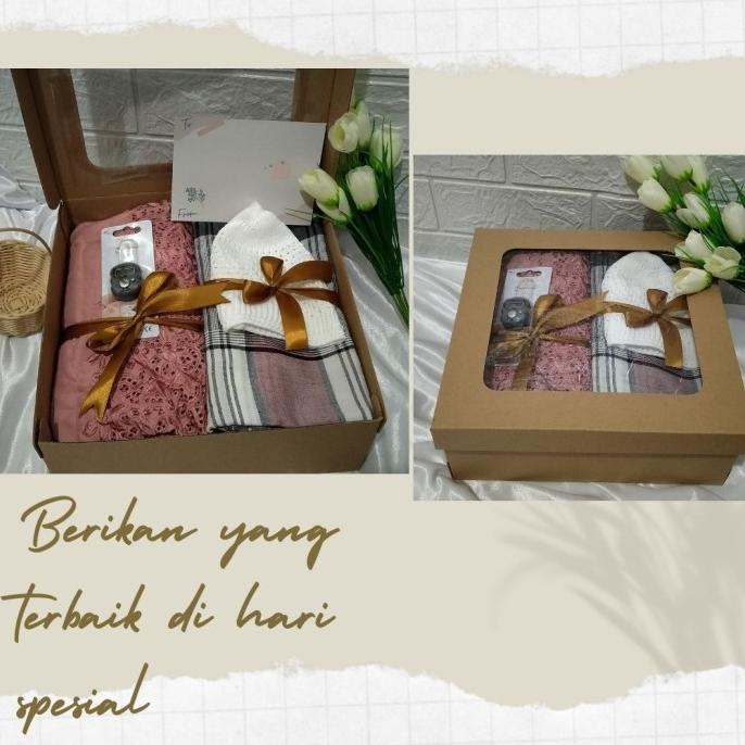 gift box hampers kado ultah wedding mukena premium