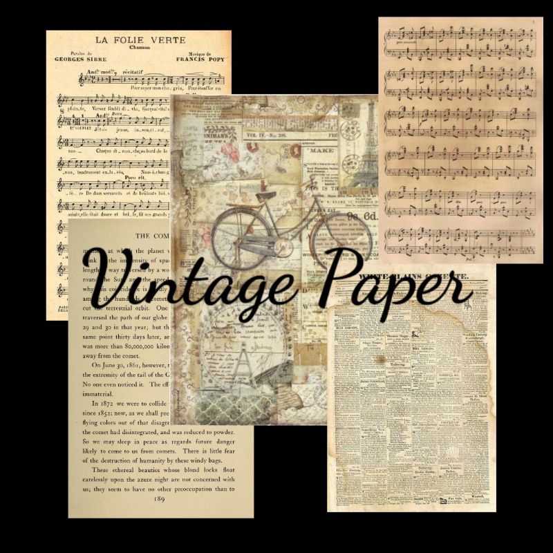 

Vintage paper for scrapbook