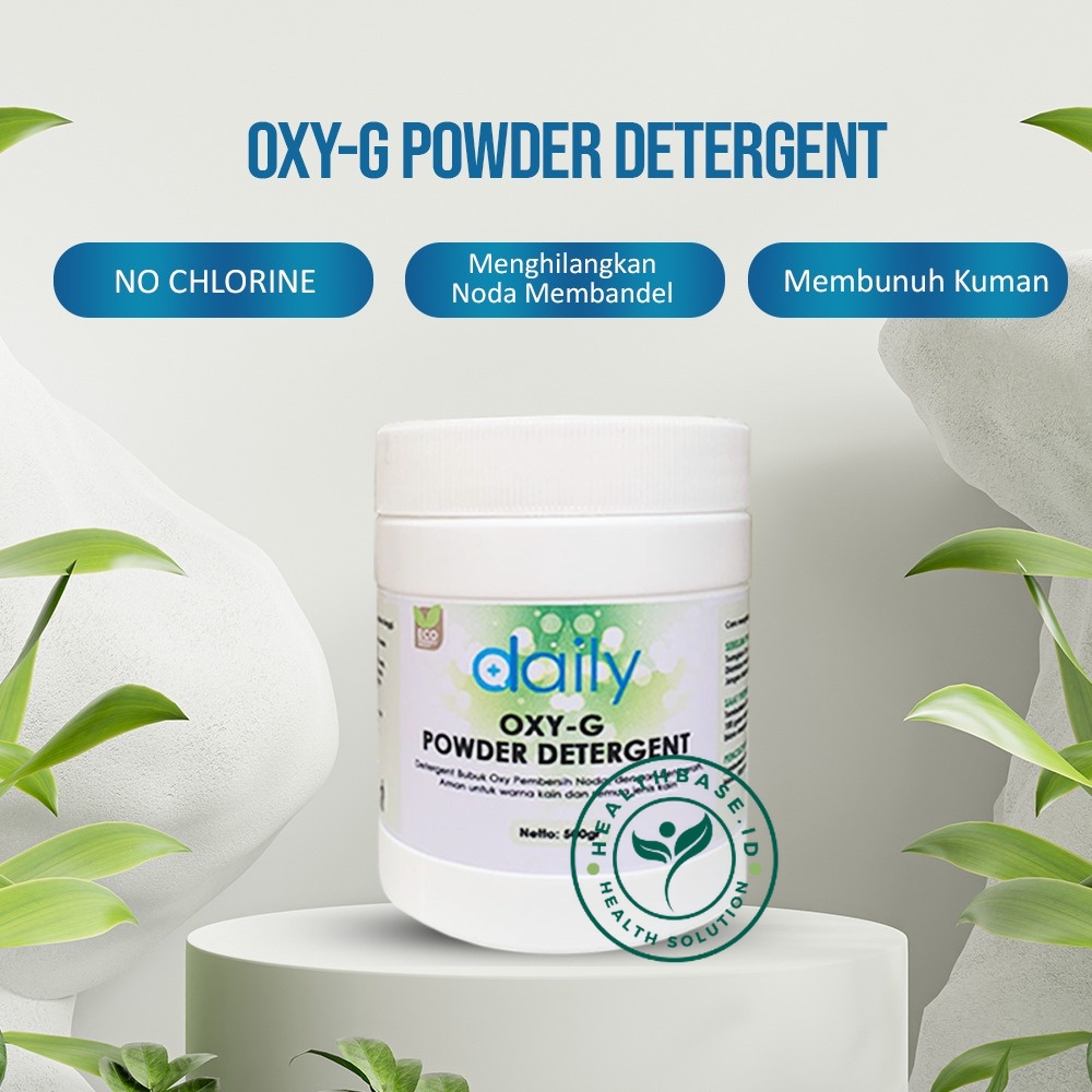 DETERJEN BUBUK LAUNDRY PENCERAH WARNA &amp; PENGHILANG NODA PAKAIAN | DAILY OXY-G POWDER DETERGENT | PENCERAH WARNA PAKAIAN RAMAH LINGKUNGAN