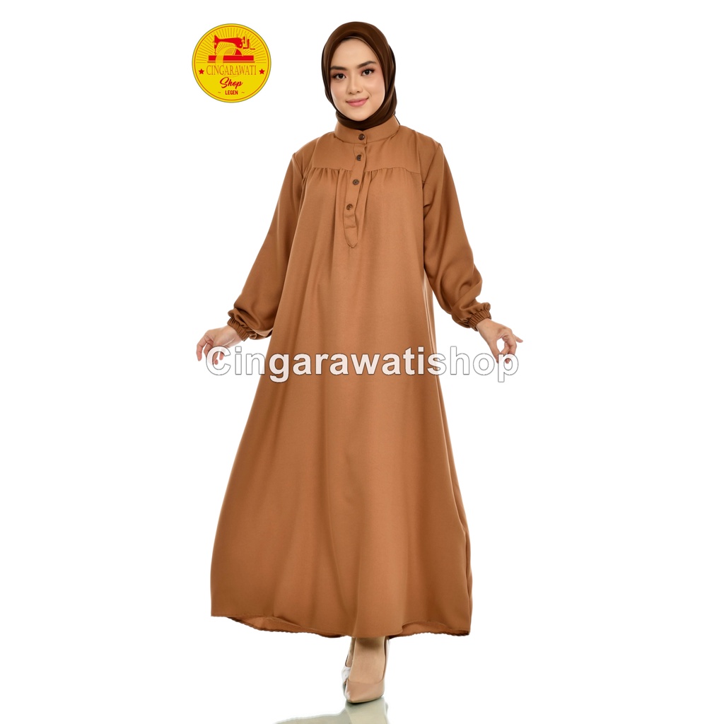 Gamis Pemda Wanita Jumbo Baju gamis Pns Seragam Pns Wanita Gamis Khaki Tua