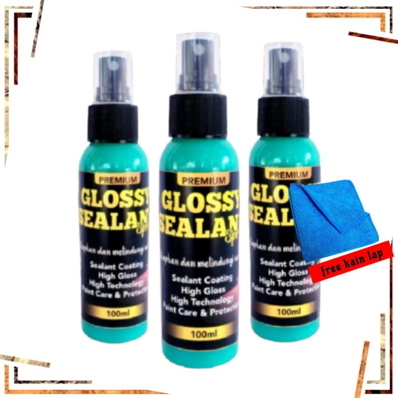 GLOSSY SEALANT,  Sealant Guard, Pengkilap Body Motor Pengkilap Body Mobil Helm Wax