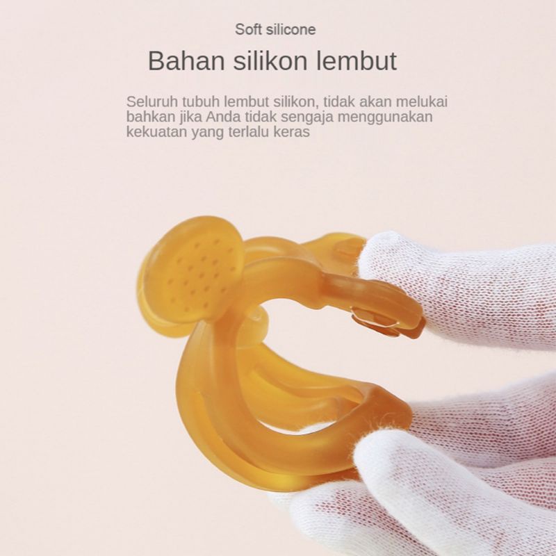 TEETHER BAYI BAHAN NANO SILIKON | FOOD GRADE &amp; KENYAL