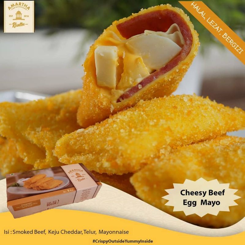 

Cheesy Beef Egg Mayo