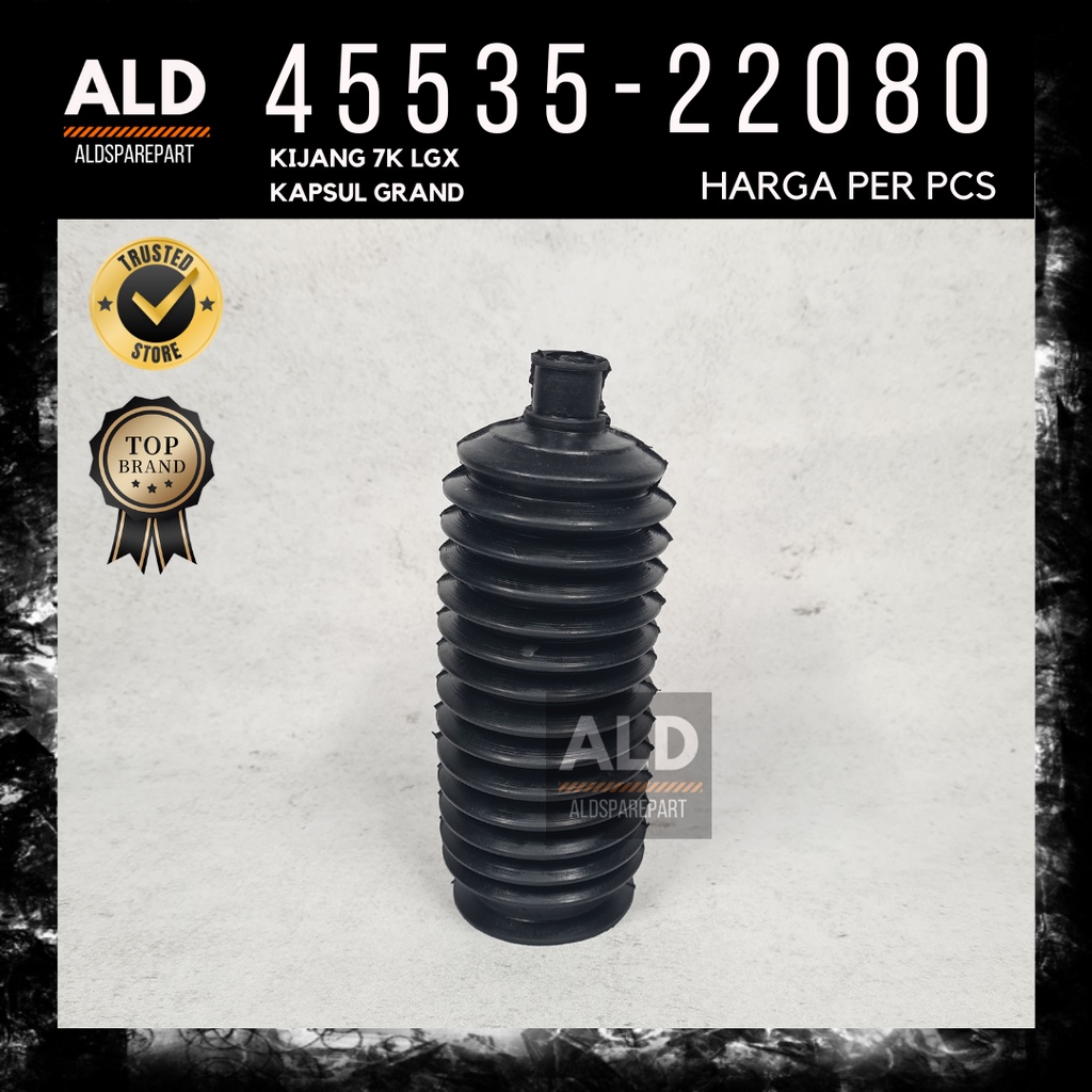 KARET BOOT STIR RACK TOYOTA KIJANG KAPSUL GRAND 7K LGX (45535-22080)