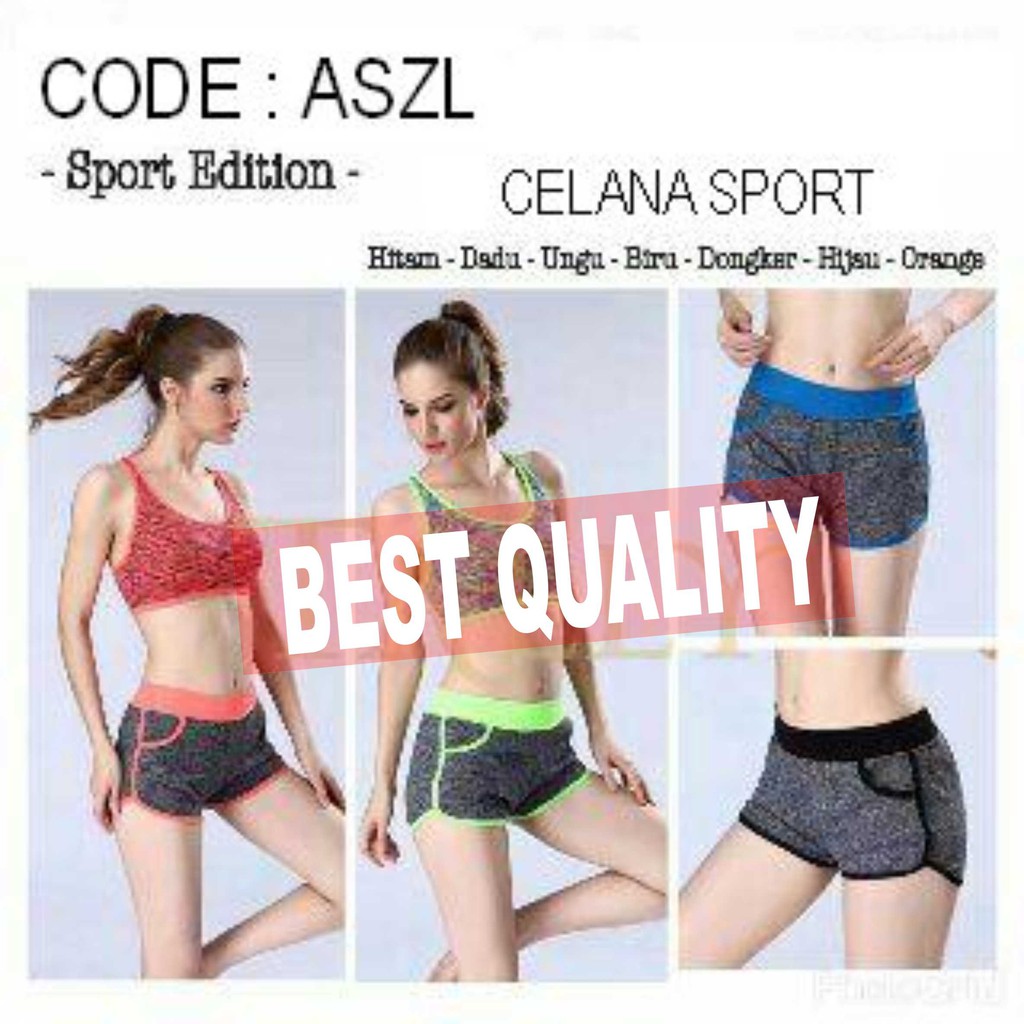 CELANA PENDEK SPORT  3907 SENAM  AEROBIK YOGA GYM 