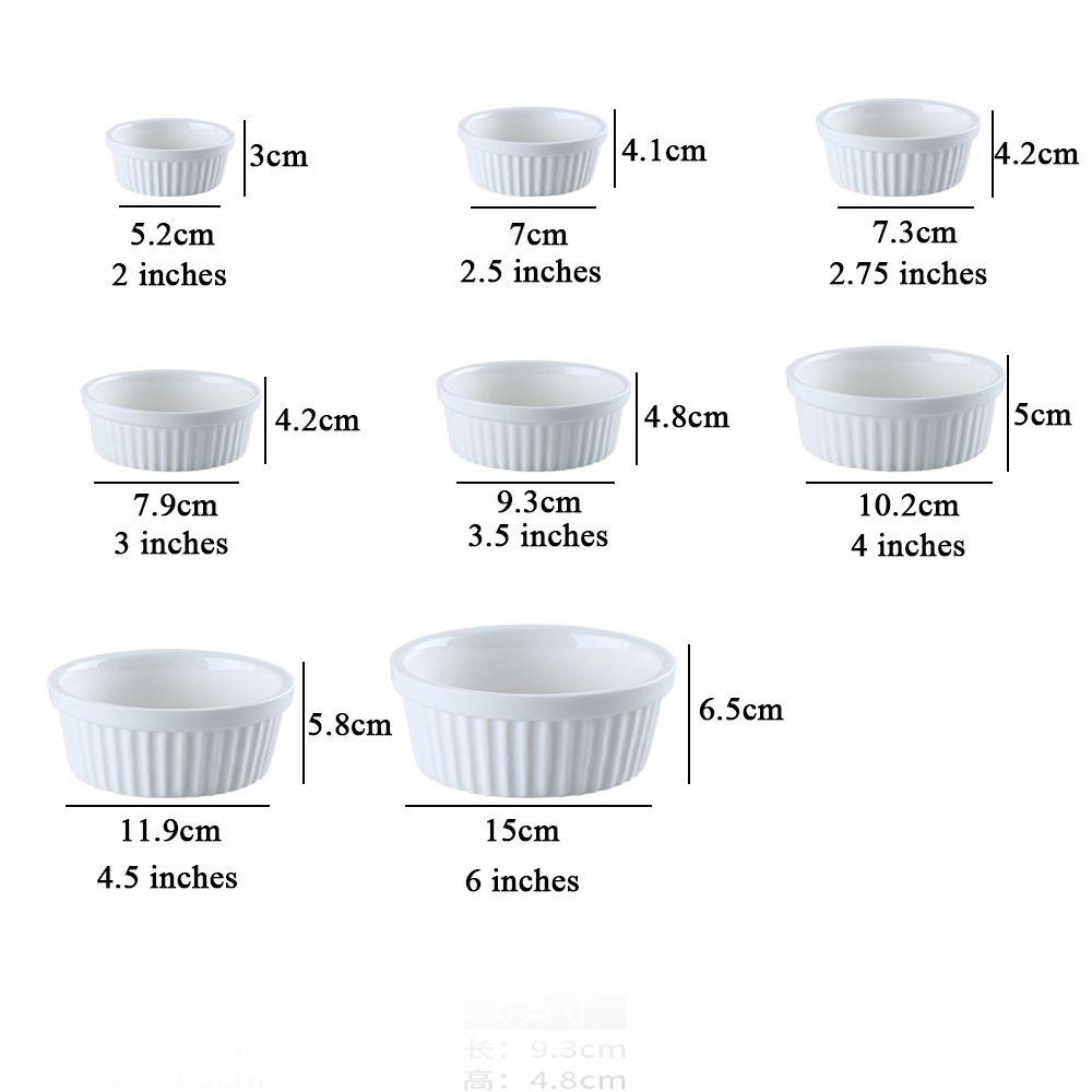 Solighter Pudding Cup Creative Cake Bowl Baking Cup Puding Panggang