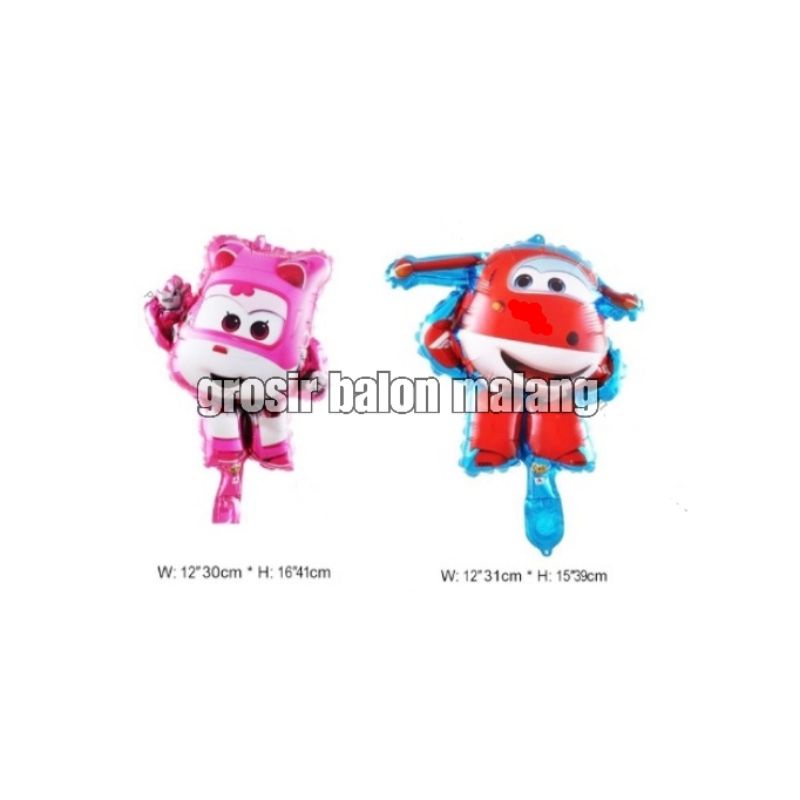 balon super wings jet dizzy pesawat jett MINI