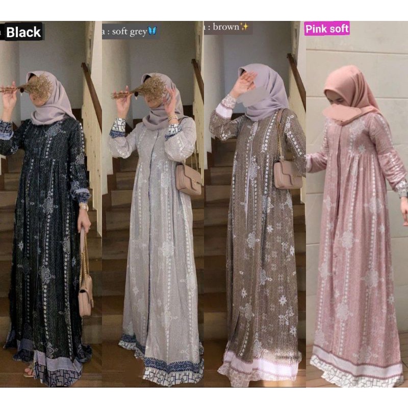 dress namara by NADEEA||gamis syar'i wanita terbaru