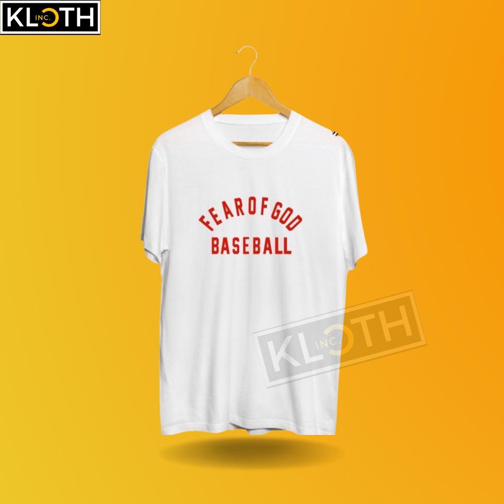 [BTS] Kaos BTS SUGA Fear of God Baseball Cotton 24s Premium Bisa Upgrade Lengan Panjang