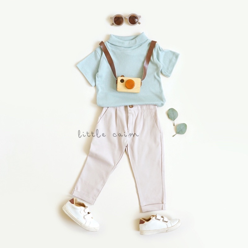 LITTLECAIM - LOKA BASIC PANTS ( celana chinos anak unisex)