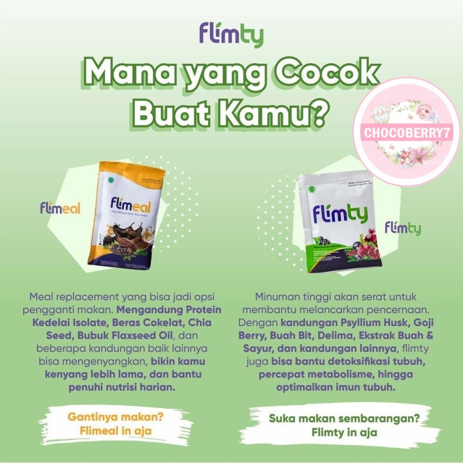 ECER Flimty Fiber Flimeal (Meal Replacement) Trial 1 SACHET