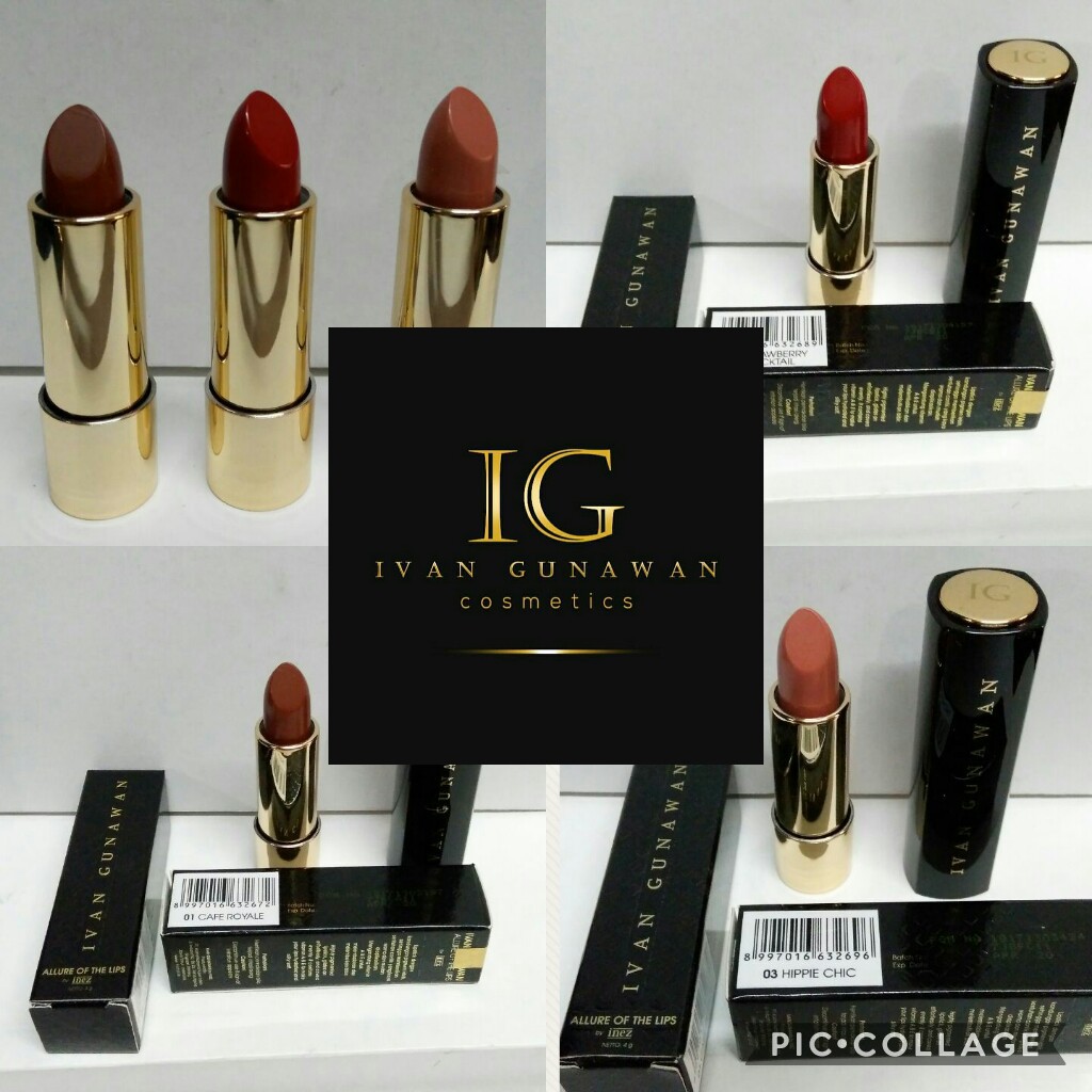 IVAN GUNAWAN Lipstick By Inez Shopee Indonesia