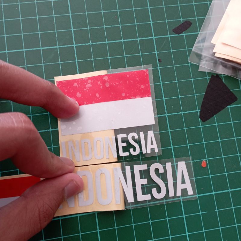 Sticker Cutting Bendera Indonesia