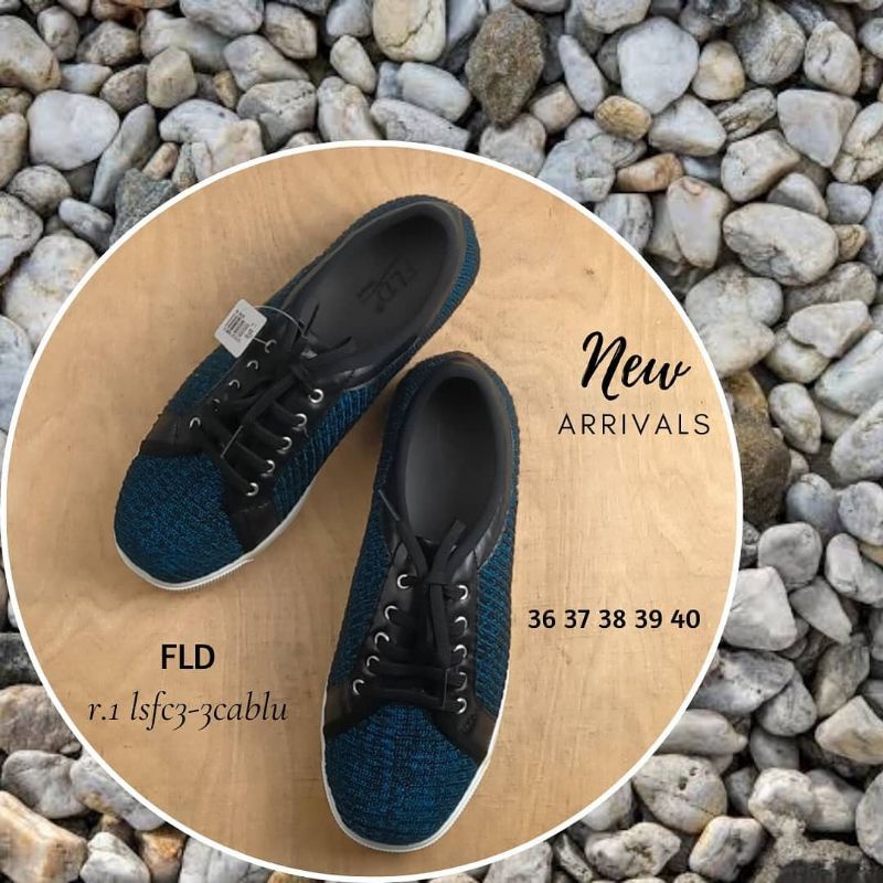Sepatu FLADEO Wanita Sneakers LSFC3-3CABLU Blue Keren New