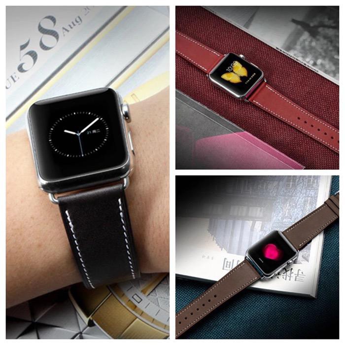 Roppu Leather Strap for Apple Watch