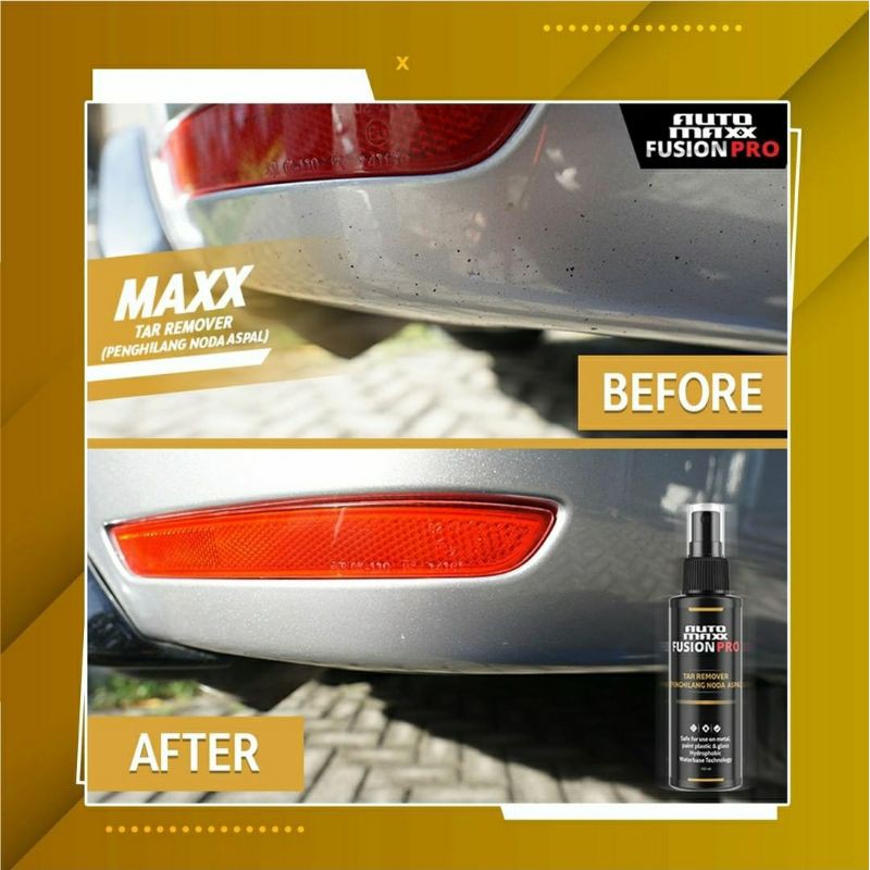 AUTO MAXX FUSHION PRO MAXX TAR REMOVER PENGHILANG NODA ASPAL MOBIL CAR POLISH CAR DETAILING SALON