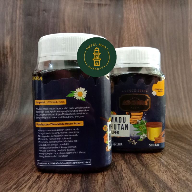 Madu Az Zikra HUTAN SUPER 500 gr - Madu Hutan Asli - Madu Azzikra